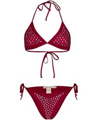 Paramidonna - Livia Swarovsky Crystal-Embellished Bikini - Lyst