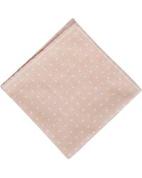 Paolo Albizzati - Geometric-Print Polka-Dot Pocket Square - Lyst