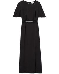 Claudie Pierlot - Lace-Trim Open-Back Maxi Dress - Lyst