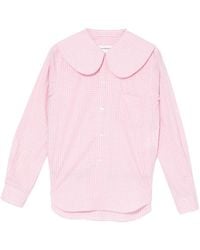 Comme des Garçons - Gingham Peter-Pan Collar Shirt - Lyst