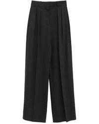 Loewe - Broek Met Geplooide Voorkant - Lyst