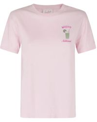 MC2 Saint Barth - Emilie Rhinestone-Embellished T-Shirt - Lyst