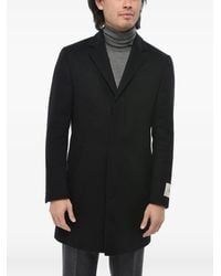 Corneliani - Single-Breasted Concealed-Button Coat - Lyst