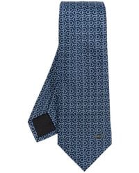 Gucci - Seidenkrawatte Mit Horsebit-Muster - Lyst