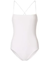 Loulou de Saison - Criss-Crossing Straps Swimsuit - Lyst