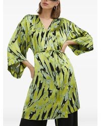 Gestuz - Tie-Waist Printed Dress - Lyst