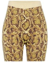 Marine Serre - Printed Jersey Shorts - Lyst
