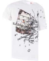 Bless - Graphic-Print Short-Sleeve T-Shirt - Lyst