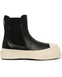 Marni - Pablo Leather Chelsea Boots - Lyst