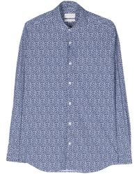 Dell'Oglio - Floral-Print Classic-Collar Shirt - Lyst