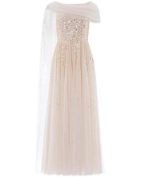 Needle & Thread - Moonlight Sequin Draped Gown - Lyst