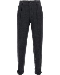 Incotex - Check-Pattern Trousers - Lyst