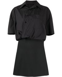 JNBY - Robe portefeuille à manches courtes - Lyst