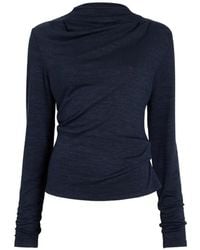 Proenza Schouler - Mimi Marled-Jersey Top - Lyst