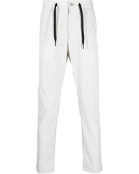 Herno - Drawstring-waist Cropped Trousers - Lyst