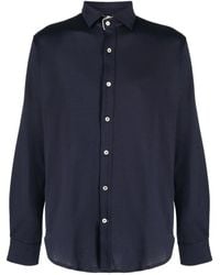 Eleventy - Hemd Mit Kontrastborten - Lyst