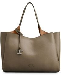Tod's - Borsa In Pelle Media - Lyst