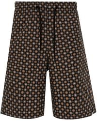 A.P.C. - Vincento Geometric-Pattern Shorts - Lyst