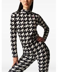 Perfect Moment - Top Met Pied-De-Poule Print - Lyst