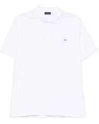 Paul & Shark - Embroidered Cotton Polo Shirt - Lyst