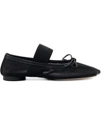 MM6 by Maison Martin Margiela - メッシュ フラットパンプス - Lyst