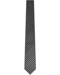 Giorgio Armani - Corbata con monograma en jacquard - Lyst