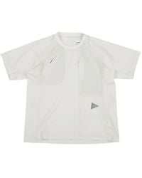 and wander - Crew-Neck T-Shirt - Lyst