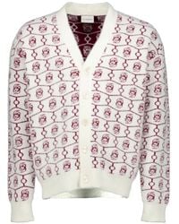 Drole de Monsieur - D Miroir Monogram-Jacquard Cardigan - Lyst