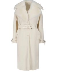 Ermanno Scervino - Cappotto Maxi In Lana - Lyst