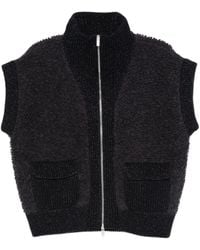 Peserico - Zip-Front Pocket Cardigan - Lyst