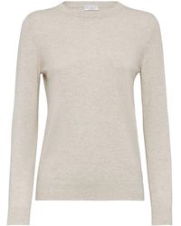 Brunello Cucinelli - Kasjmier Trui - Lyst