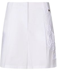Liu Jo - Shorts With Embroidery - Lyst