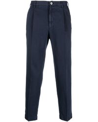Incotex - Pressed-crease Tapered-leg Trousers - Lyst