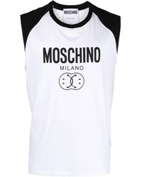 Moschino - Trägershirt mit Logo-Print - Lyst