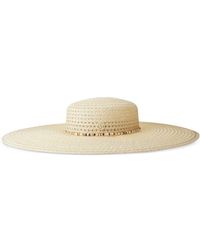 Maison Michel - Bianca Straw Wide Brim Hat - Lyst
