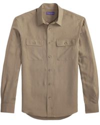 Ralph Lauren - Camicia Con Tasche Ad Aletta - Lyst