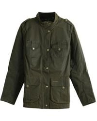 Barbour - Winter Defence Waxed Multi-Pocket Jacket - Lyst