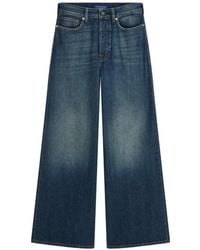 Scotch & Soda - Wide-Leg Whiskered Jeans - Lyst