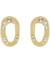 APOA - Pendientes Zeynah Con Cristal - Lyst
