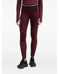 Under Armour - Logo-Waistband Panelled Leggings - Lyst