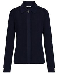 Ferragamo - Ribbed-Knit Gancini Sweater - Lyst