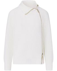 Liu Jo - Wool Blend Sweater With Zip - Lyst