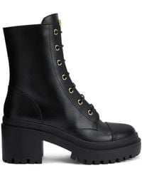 Giuseppe Zanotti - Malakhy Combat Boots - Lyst