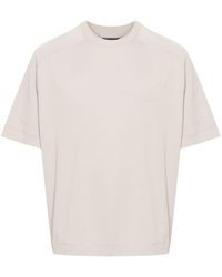 Emporio Armani - T-shirt en coton à logo embossé - Lyst