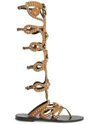 PUCCI - Embellished Gladiator Sandals - Lyst