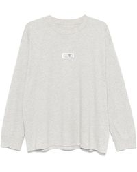 MM6 by Maison Margiela - Numbers-Appliqué T-Shirt - Lyst
