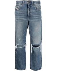DIESEL - Gerade D-Air Jeans - Lyst