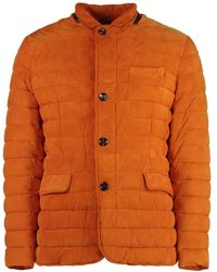 Moorer - Zavyer レザー パデッドジャケット - Lyst