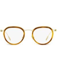ZEGNA - Oval Frame Glasses - Lyst