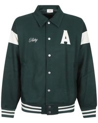 Autry - Logo-Patch Varsity Jacket - Lyst